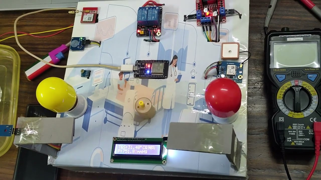 IoT Based Patient Monitoring System - EEE 416 (January 2023 Term, BUET) Final Project