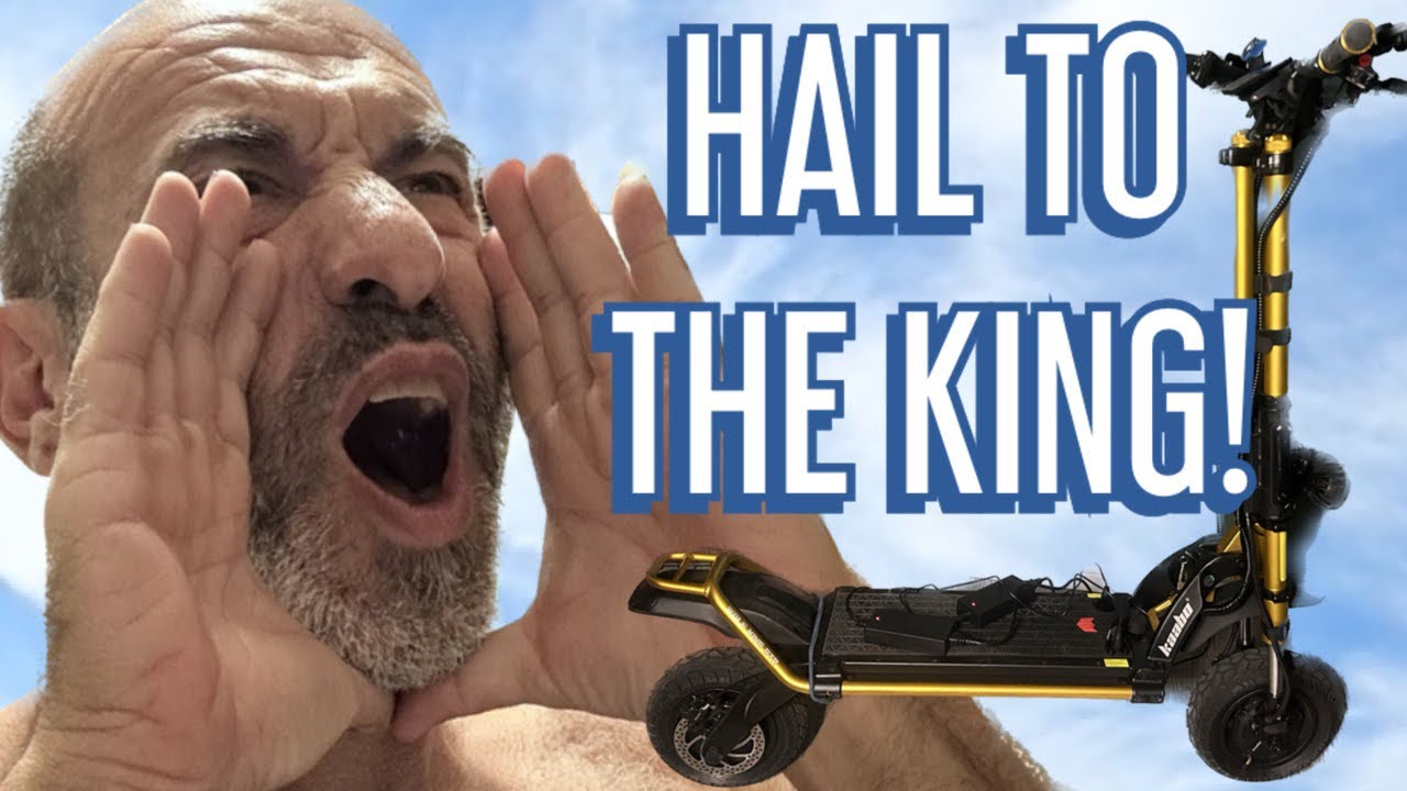 THE NEW KAABO WOLF KING GTR IS AWESOME! Electric scooter Doordash Hollywood California