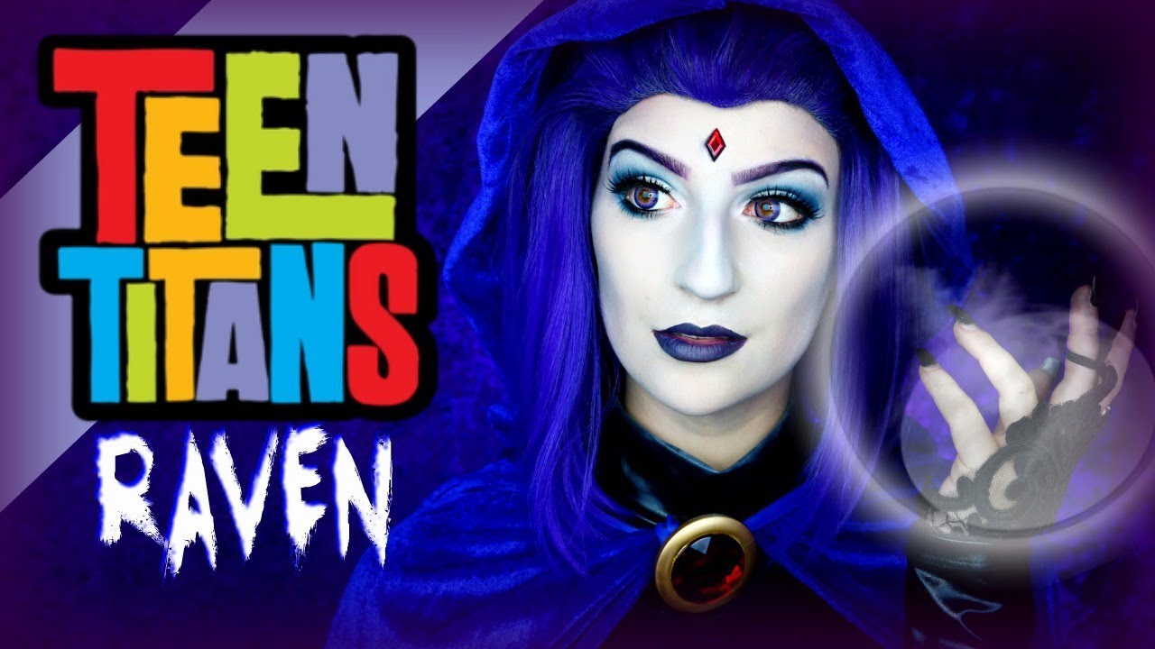 Raven Teen Titans Cosplay Makeup & Wig Tutorial | Halloween 2019 | Madalyn Cline