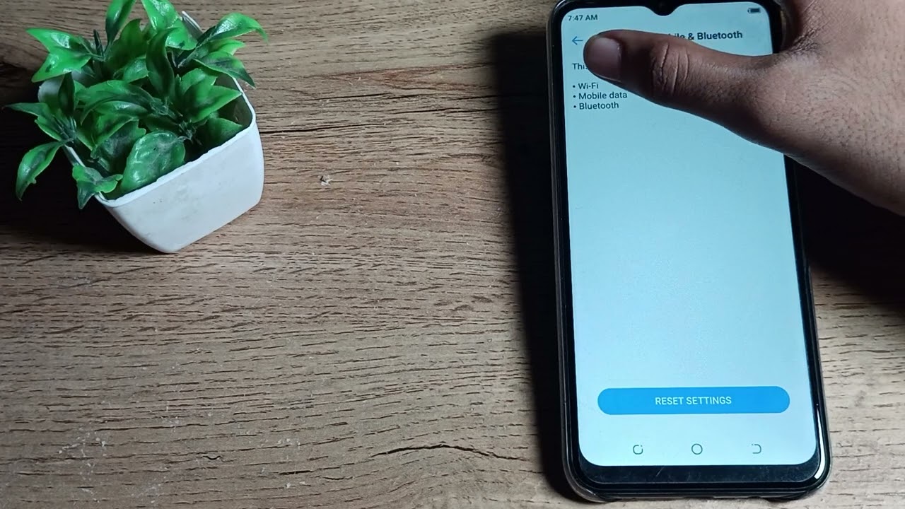 Wifi Network Reset setting Tecno spark 7T phone, how to reset Wifi setting