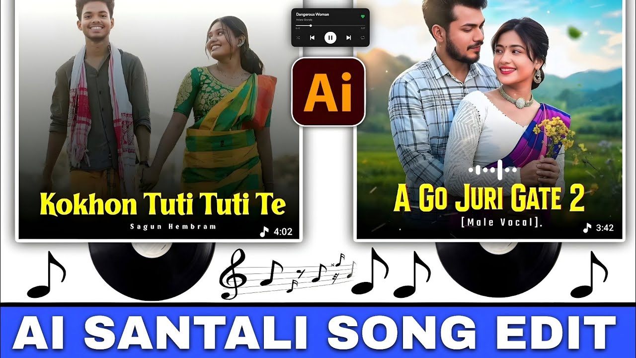✅ AI Santali Song Edit 😱 |New Santali Video | New Trending Edit 