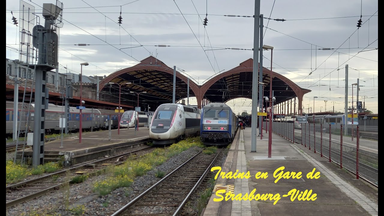 TGV POS, Réseau, €duplex, 2N2, ICE, TER 200, REGIOLIS en gare de Strasbourg-Ville le 23 octobre 2022