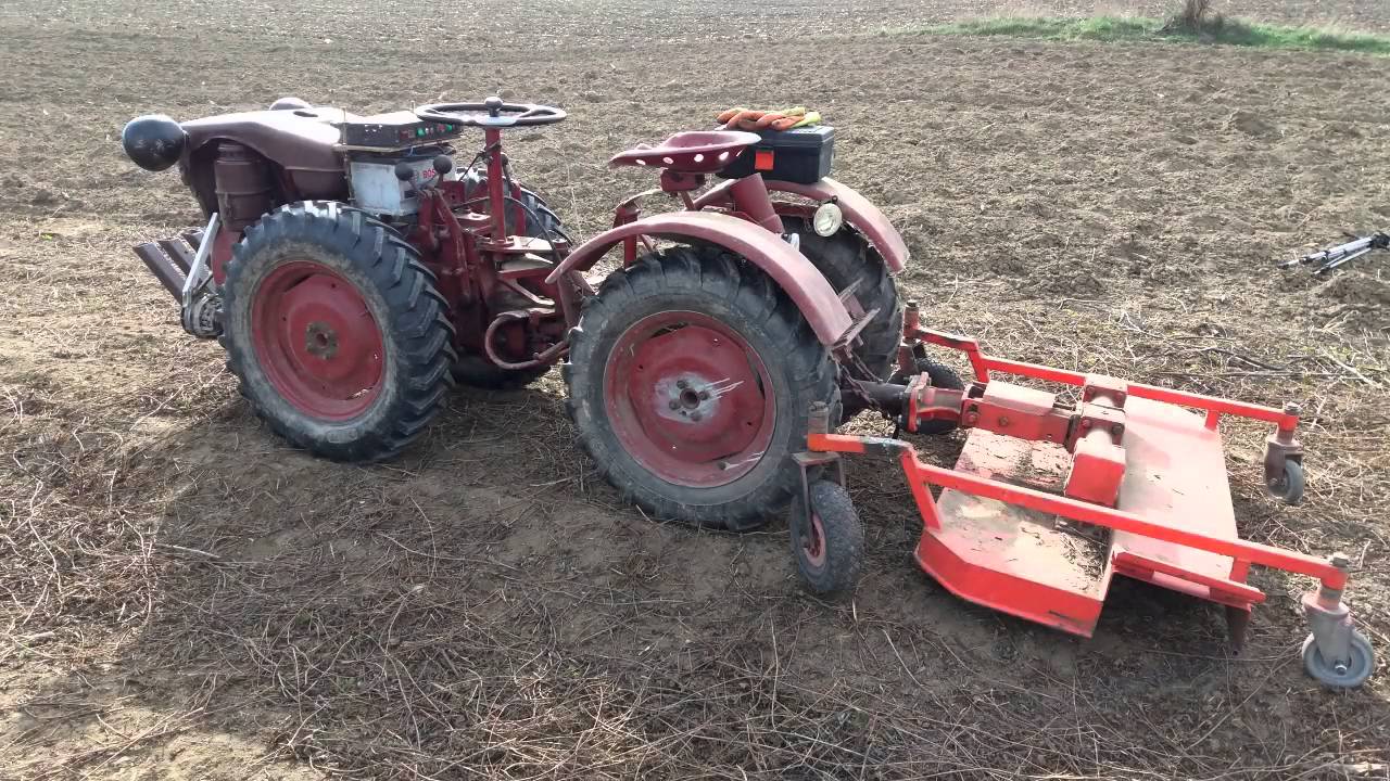 Pasquali Tractor   Tocatoare si Grebla  curatare teren nelucrat de peste 5 ani
