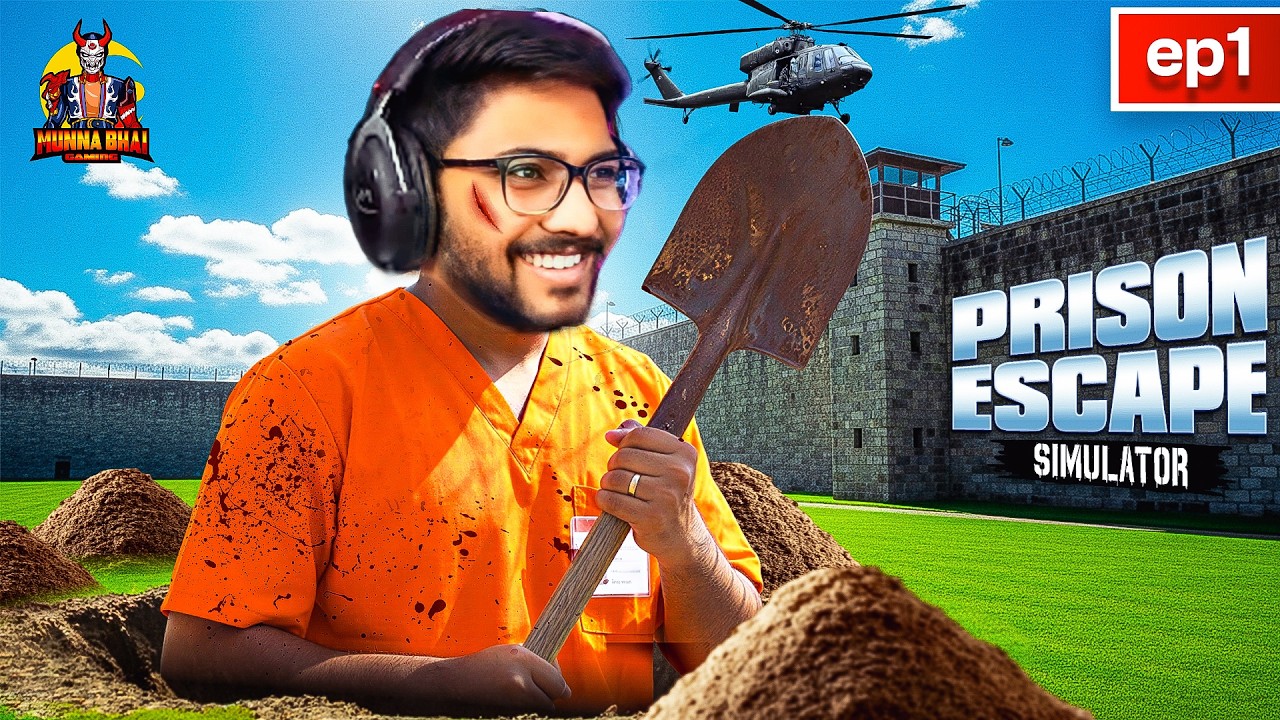 Ela Ayina Manam Ee Prison Lo Nunchi Thapinchukovali 😋 Prison Escape Simulator In Telugu - Episode 1