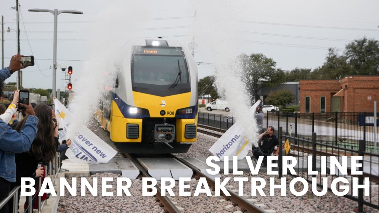 Breaking Through to New Horizons | DART Silver Line Banner Ceremony in Addison