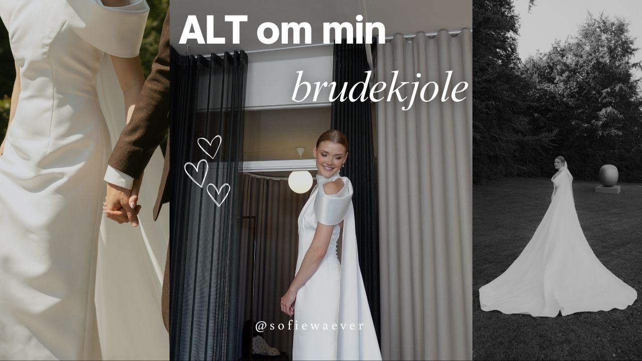 Hele processen med at finde min BRUDEKJOLE // mine tip & tricks