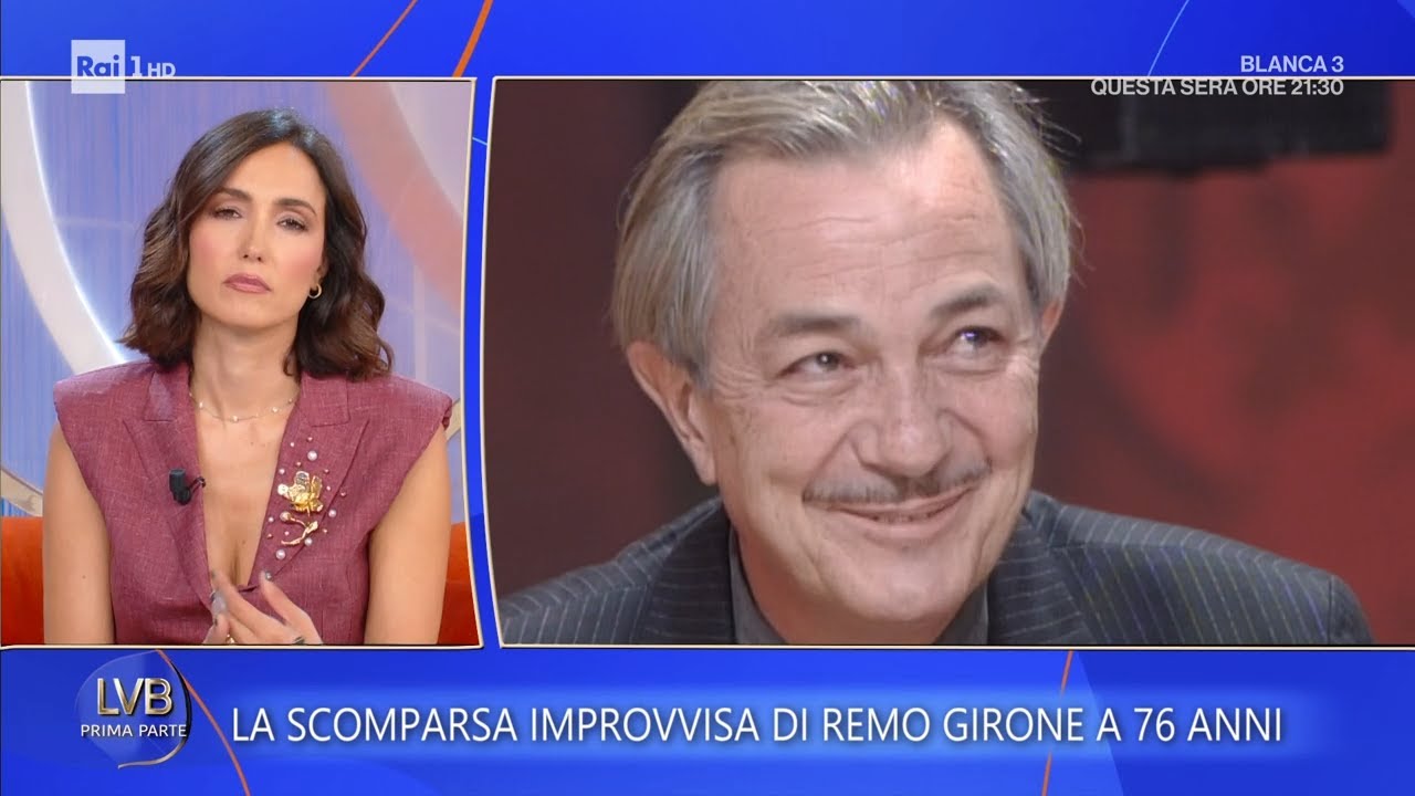 Addio a Remo Girone, scomparso all'età di 76 anni - La volta buona 06/10/2025