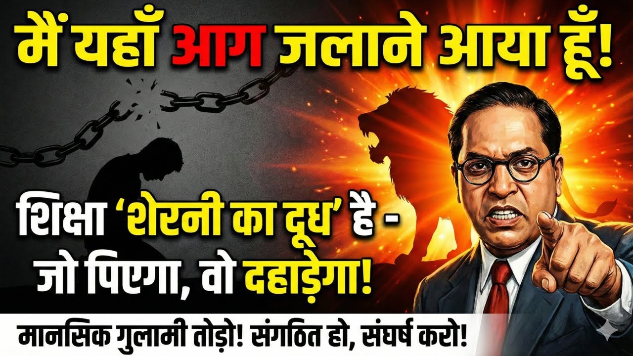 डॉ अंबेडकर अपने भाषण में कहते हैं कि 