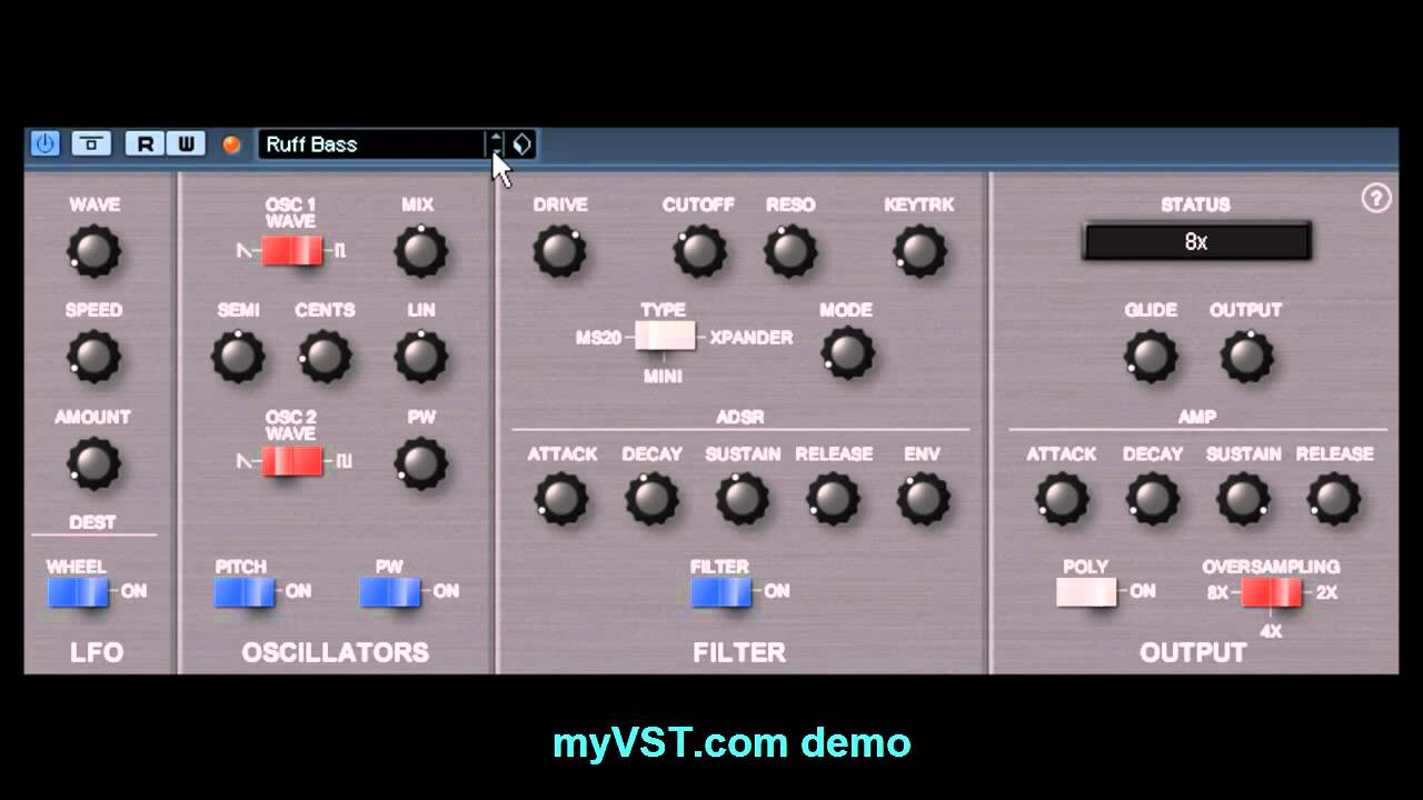 ASynth - Free VST - myVST Demo