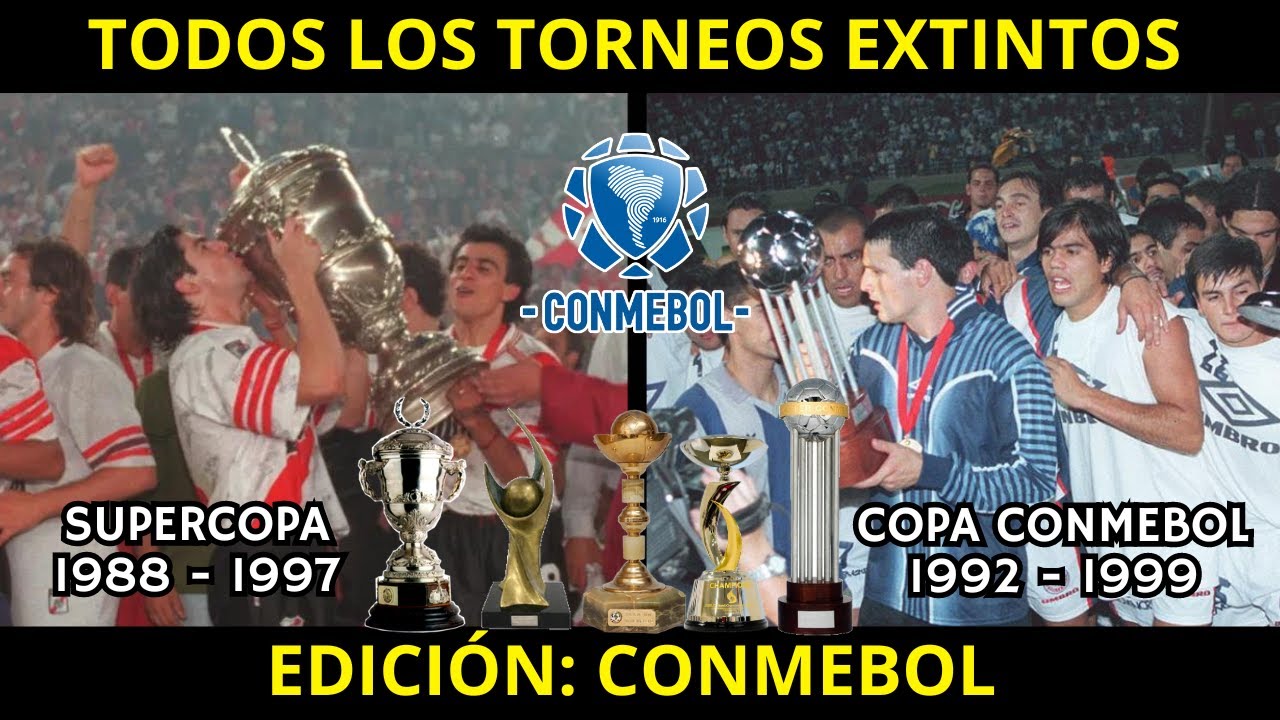 ¿CUALES son los TORNEOS EXTINTOS de la CONMEBOL?