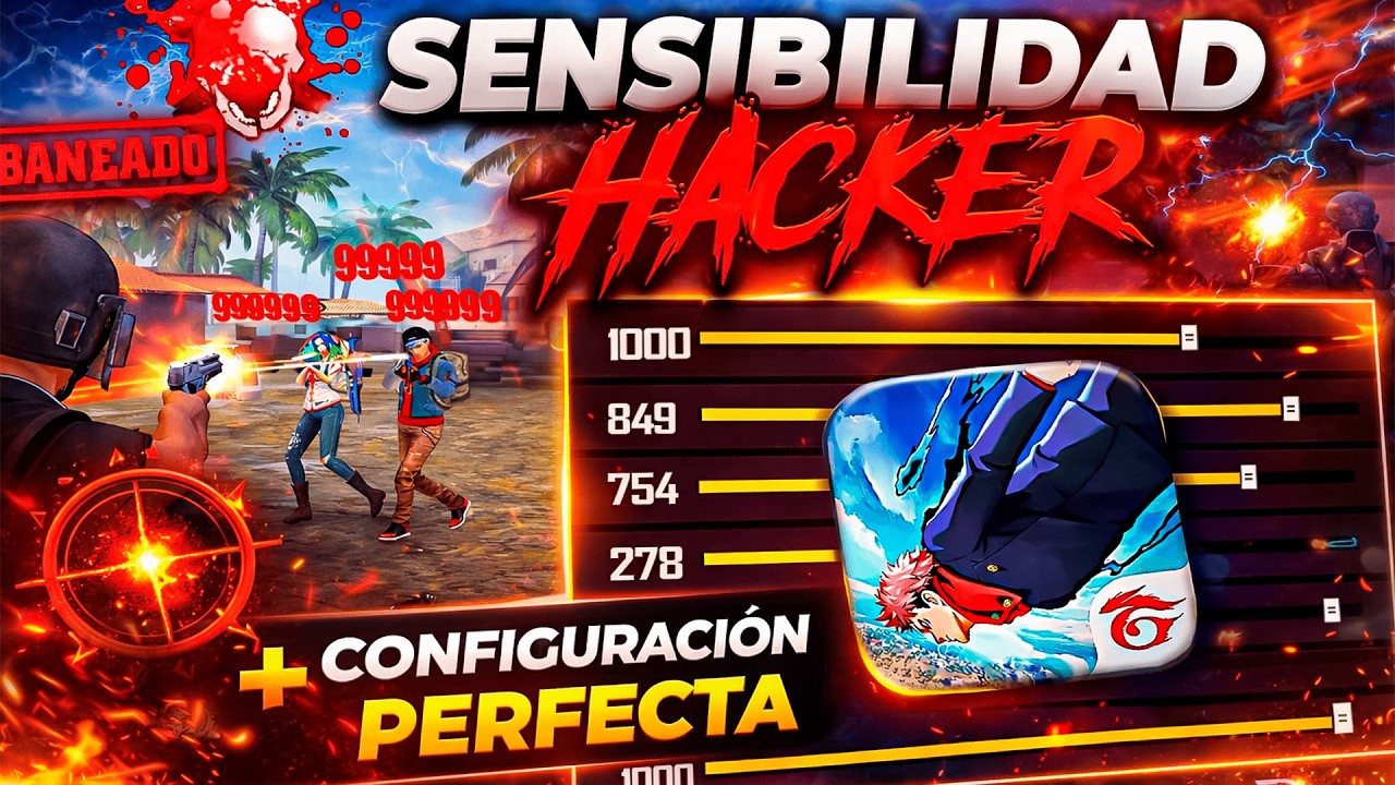 &iexcl;NUEVA SENSIBILIDAD DESCARADA PARA ESTA ACTUALIZACION! 👹🔥 (PEGARAS TODO ROJO EN Free Fire) 2025 ⚙✅