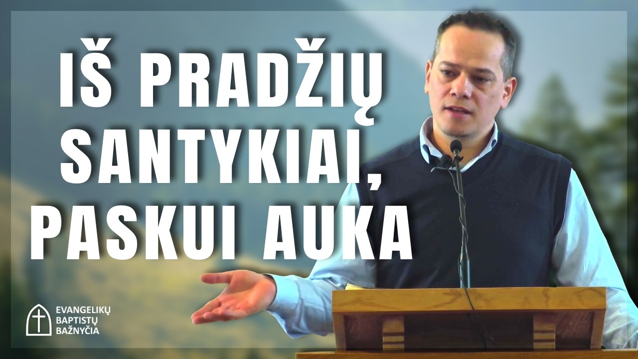Iš pradžių santykiai, paskui auka