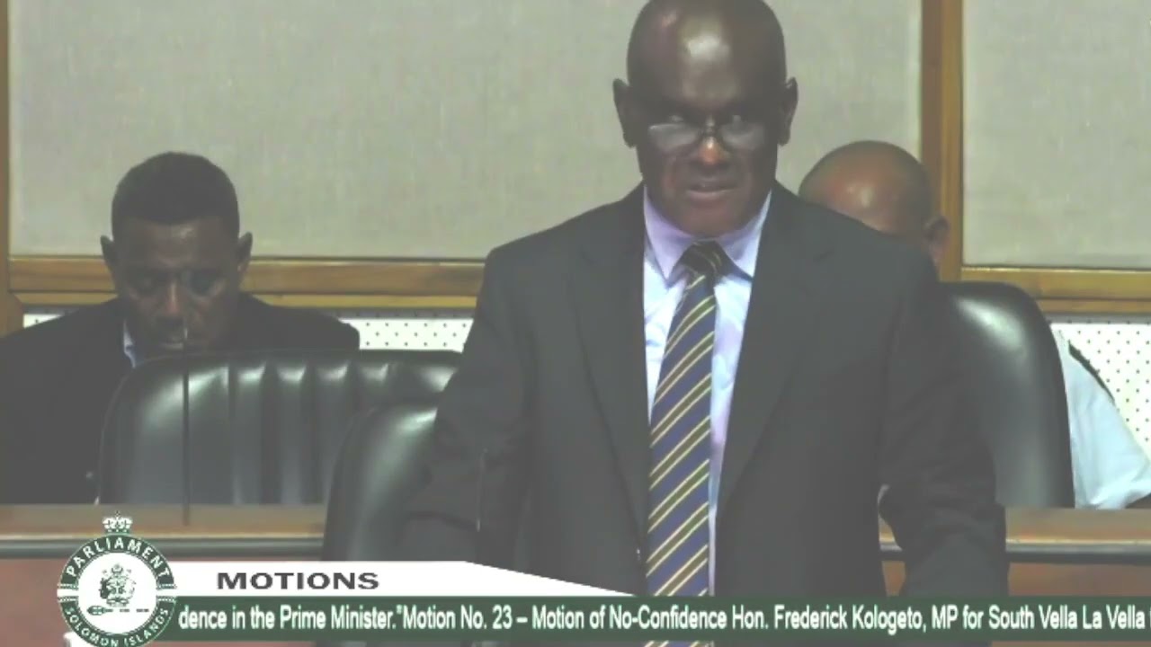 Prime Minister Jeremiah Manele | Motion of No Confidence Speech