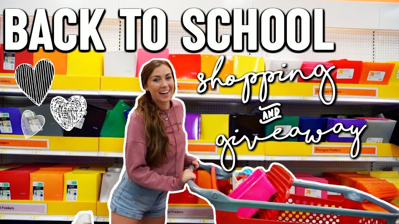BACK TO SCHOOL SUPPLIES SHOPPING VLOG + GIVEAWAY 2018!