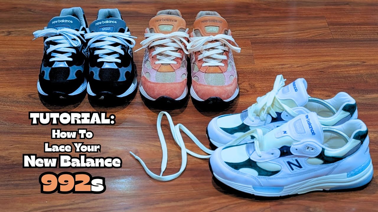 TUTORIAL: How To Lace and Style Your New Balance 992 & On Feet