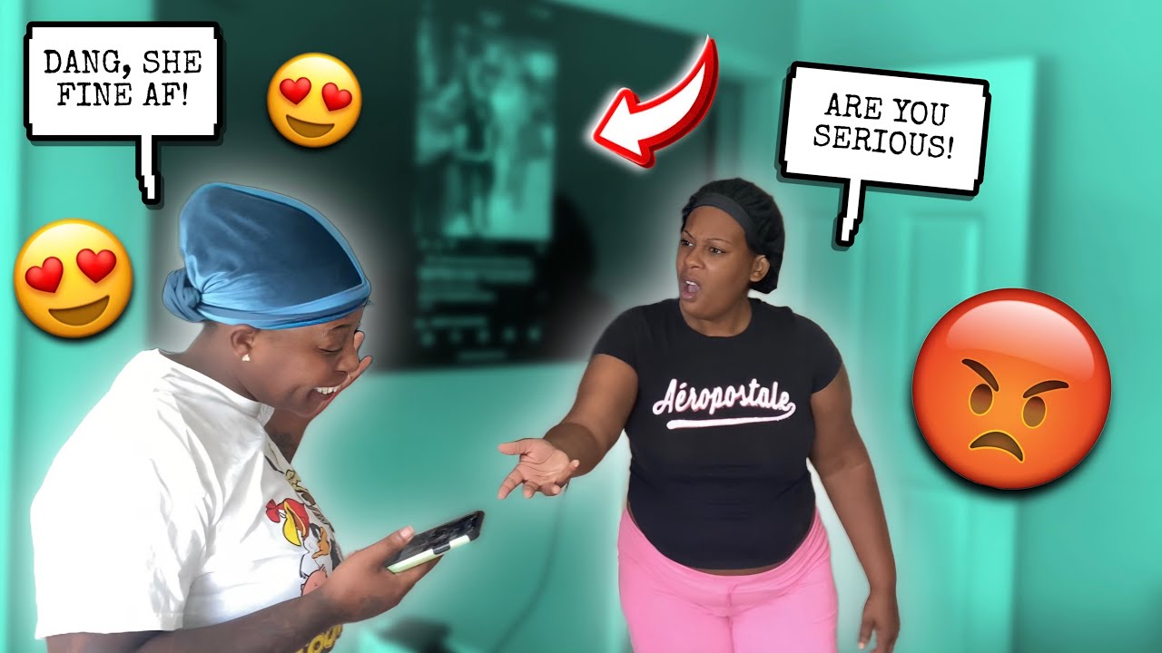 FLIRTING WITH MY SNEAKY LINK PRANK! *SHE WENT OFF*