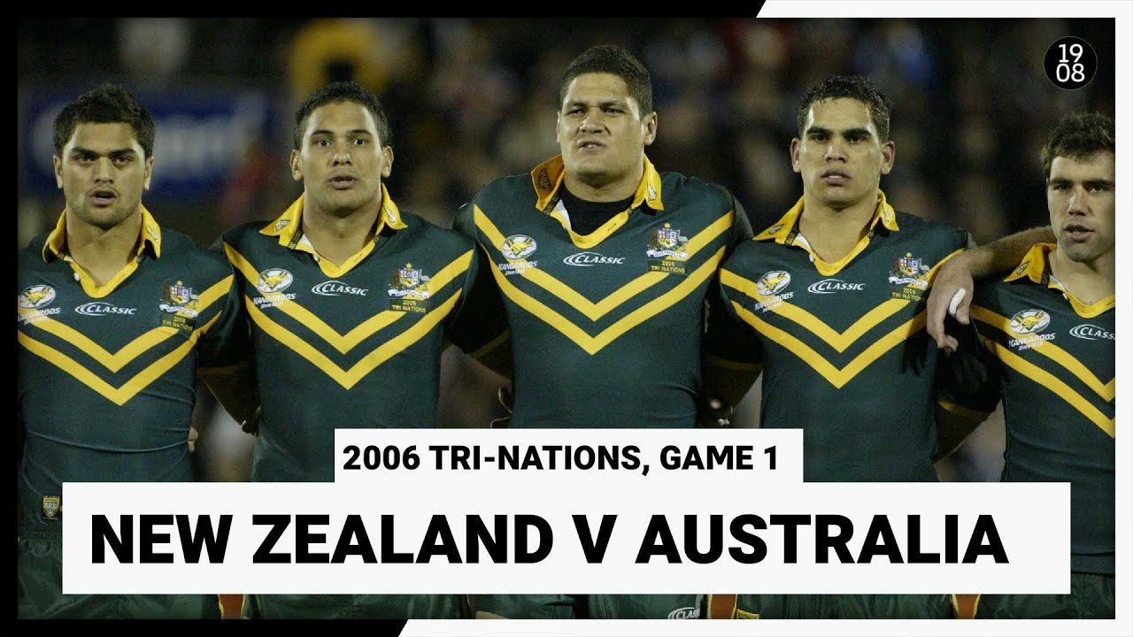 New Zealand v Australia | Game One | 2006 Tri-Nations | Full Match Replay | NRL Throwback