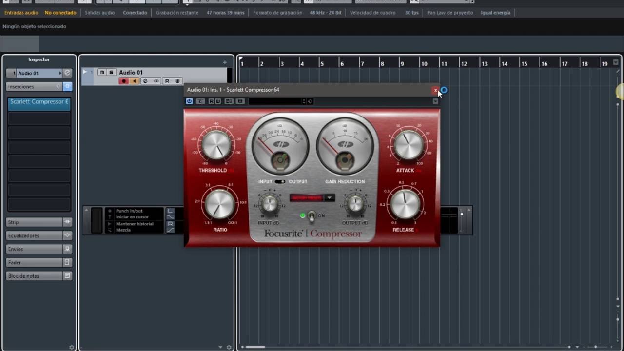 Curso Cubase 8. Sincronización de Plug-ins. (Video 7)