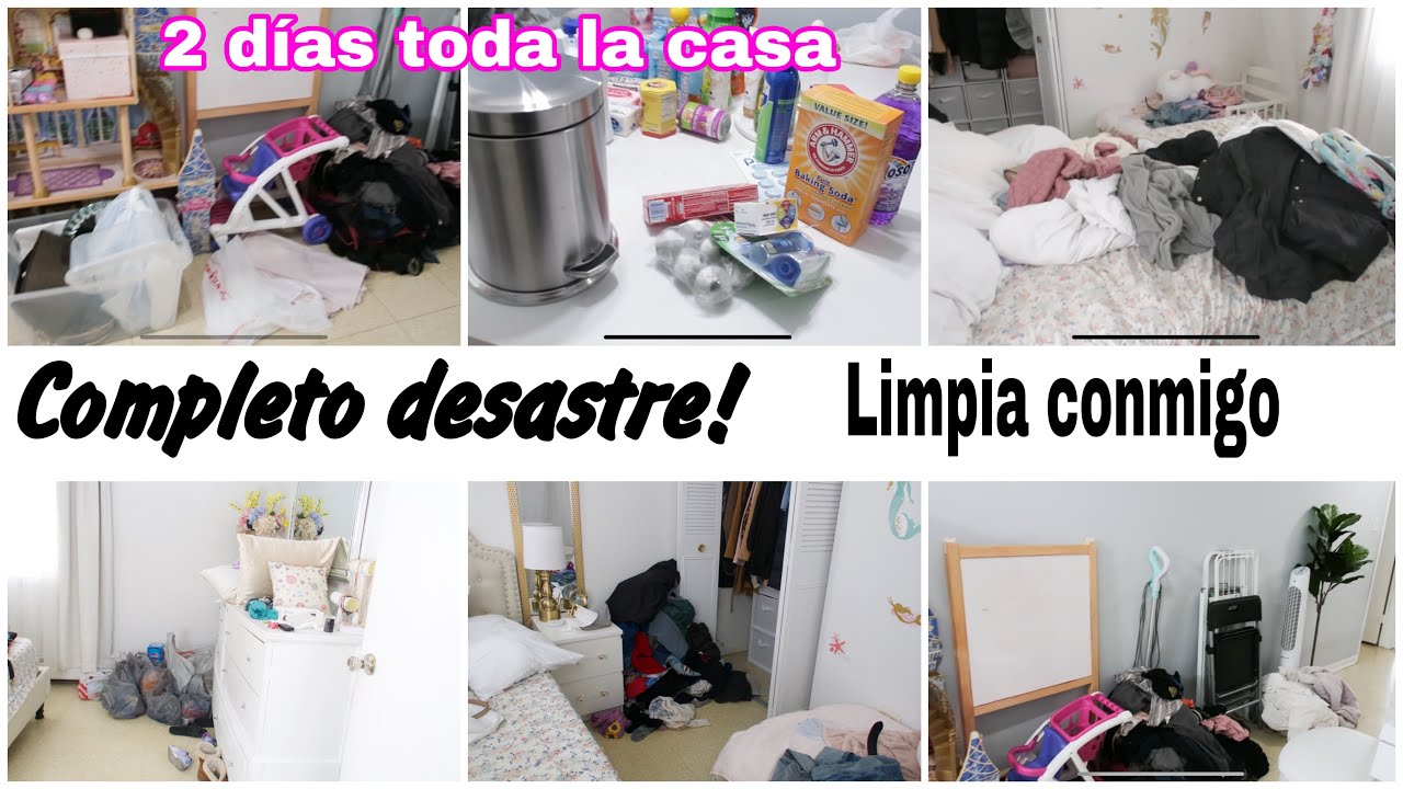 2 dias LIMPIA CONMIGO 💪 UN TOTAL DESASTRE 2022, MI CASA ES UN COMPLETO DESASTRE LIMPIEZA EXTREMA
