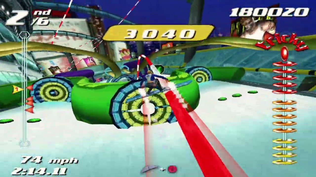 Elise Mallora Tokyo Megaplex Race SSX Tricky (HD)