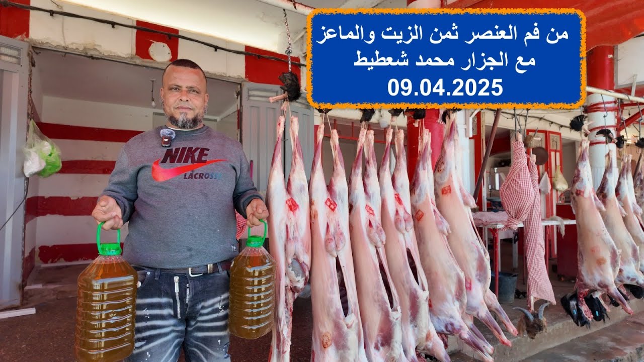 من فم العنصر ثمن الزيت والماعز مع الجزار محمد شعطيط