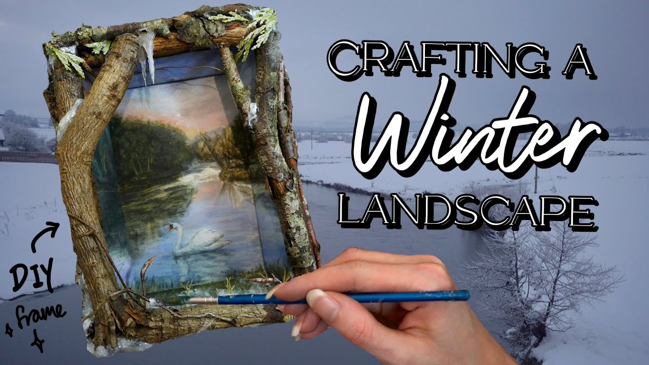 Scotland In The Snow: Swan Lake Painting Session