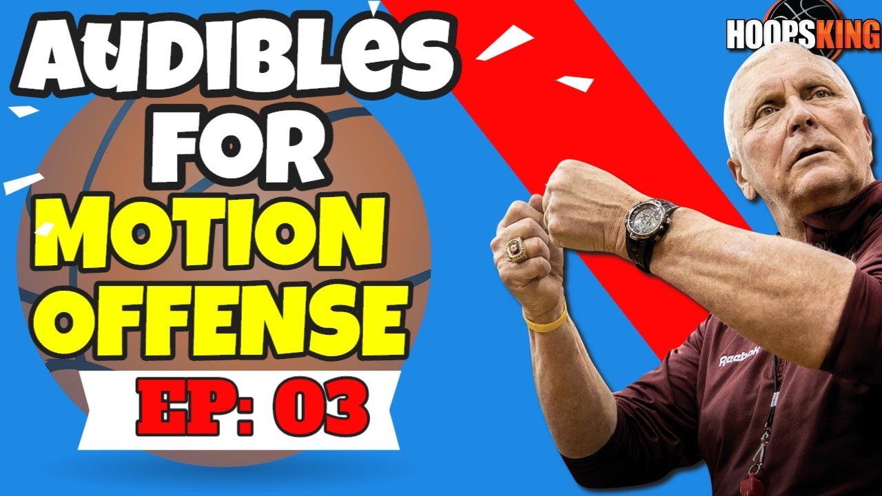 Learn Bob Hurley's Audibles for Motion Offense in Basketball | Man to Man Offense