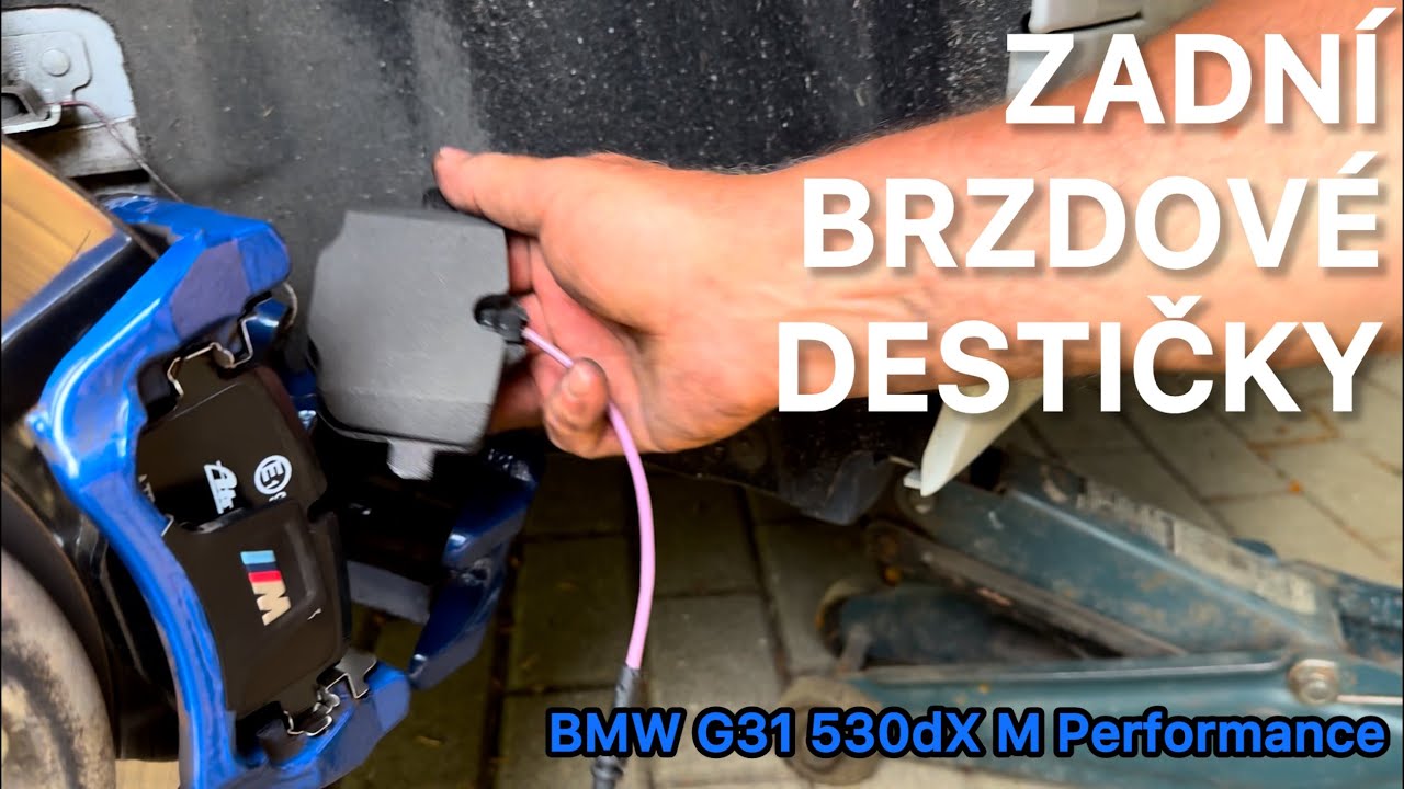 BMW 530dX LCI - Zadní brzdové destičky