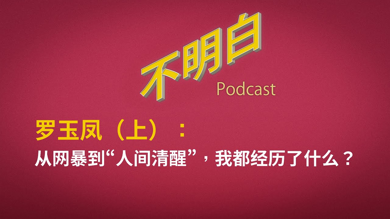 EP-119 罗玉凤：从网暴到“人间清醒”，我都经历了什么？ | 上海 | 阶层固化 | 改革开放 | 润 | 网红 |  | 网暴 | 凤姐