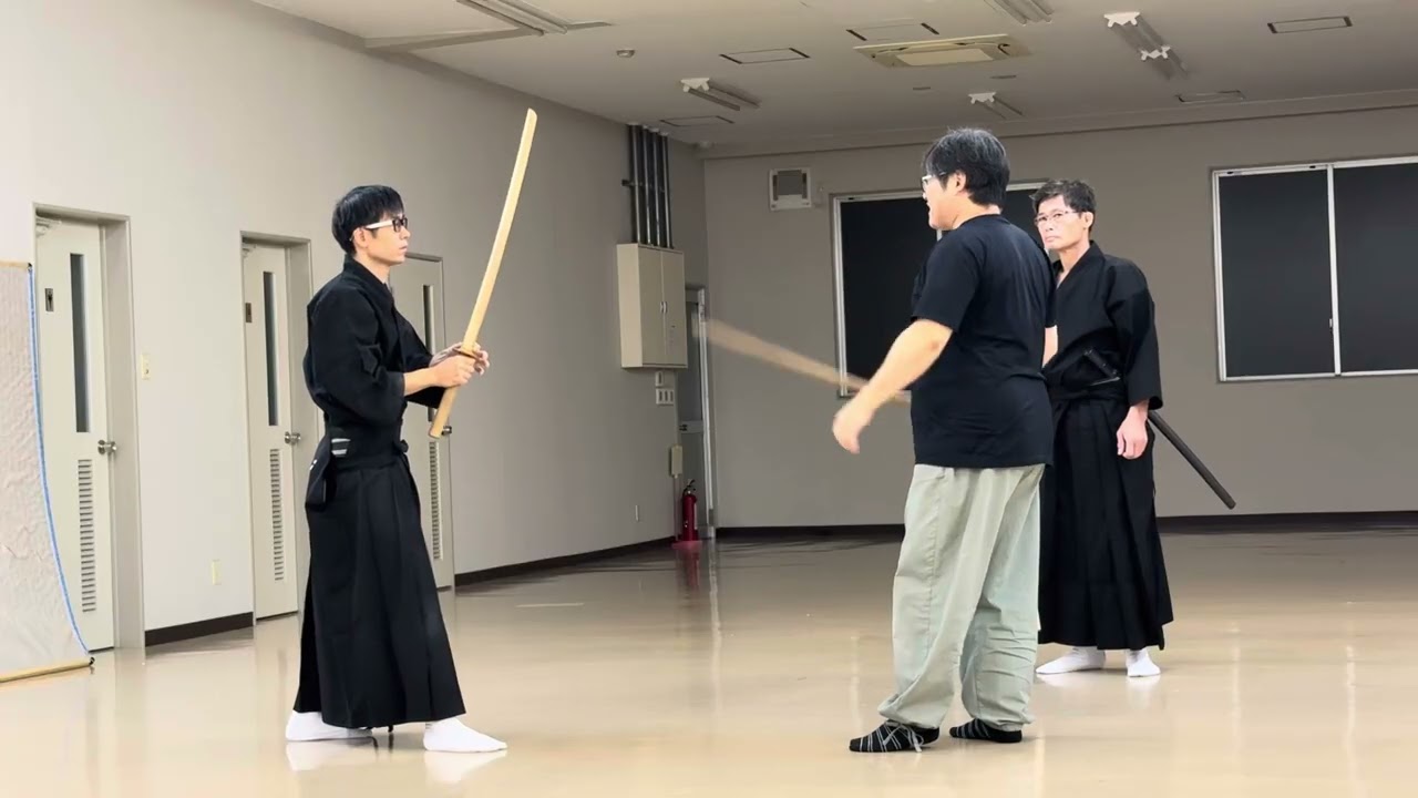 本当に使える受け流しの稽古の様子