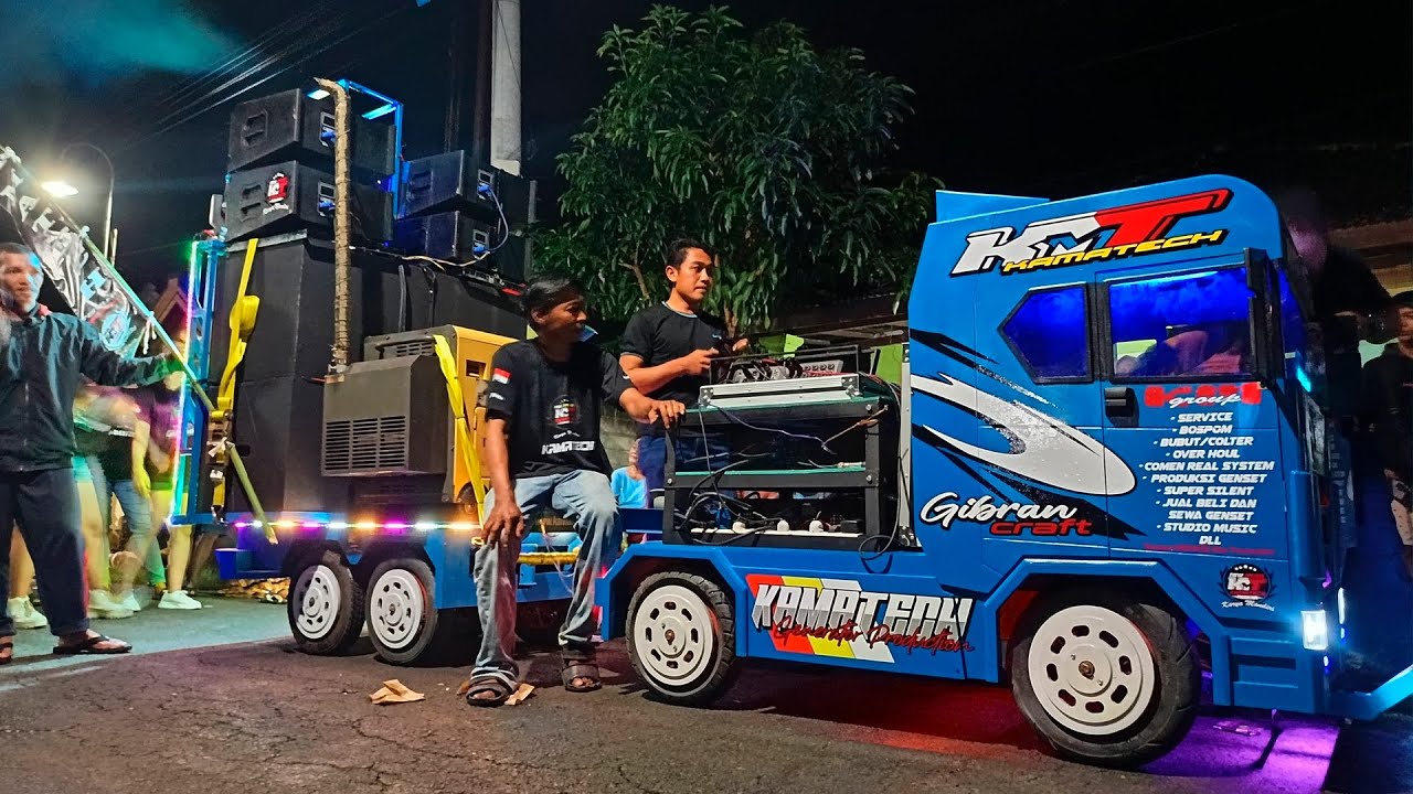 GERET MINIATUR SOUND SYESTEM HOREG kreatif banget truk nya keren keren