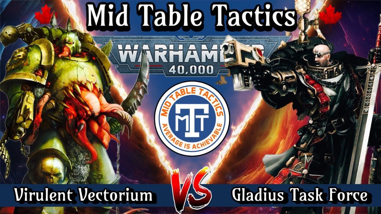 Warhammer 40k Battle Report: Death Guard VS Black Templars