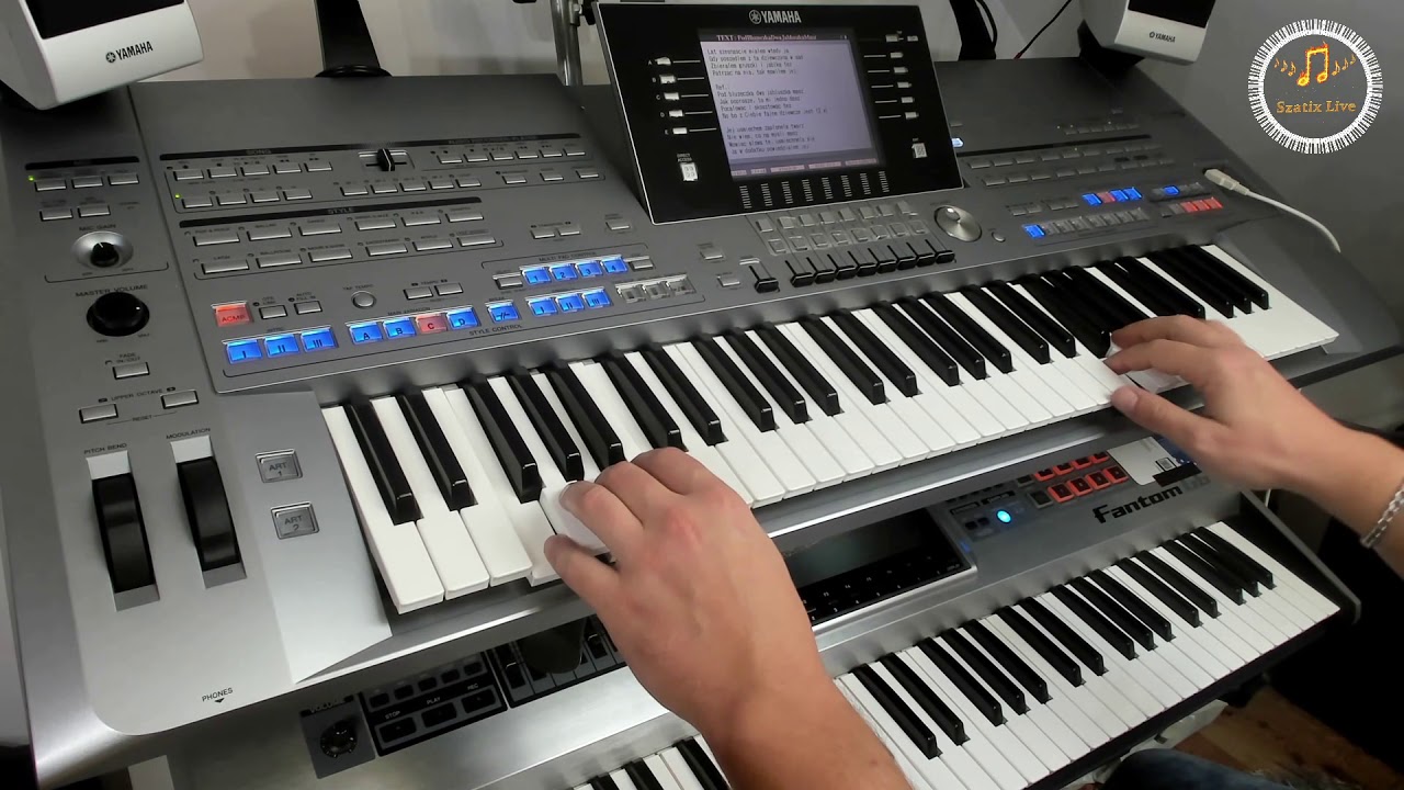 Pod bluzeczką dwa jabłuszka - Bayer full - ( Cover by Szatix Live ) Yamaha Tyros 5