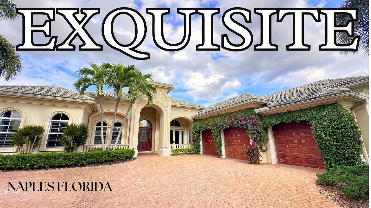 Homes for Sale in Naples Florida | 4 Bedrooms + Den, 5 Baths, and a 3-car Garage