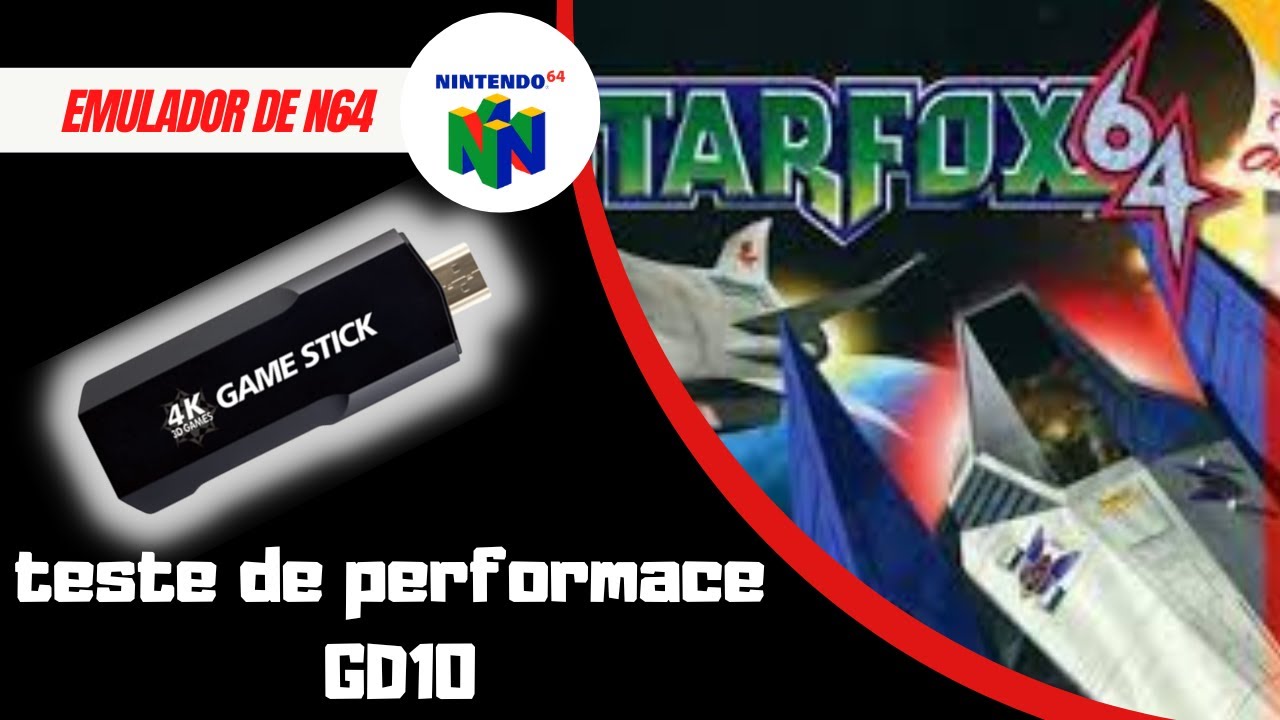 Game Stick GD10 : Testando star fox 64