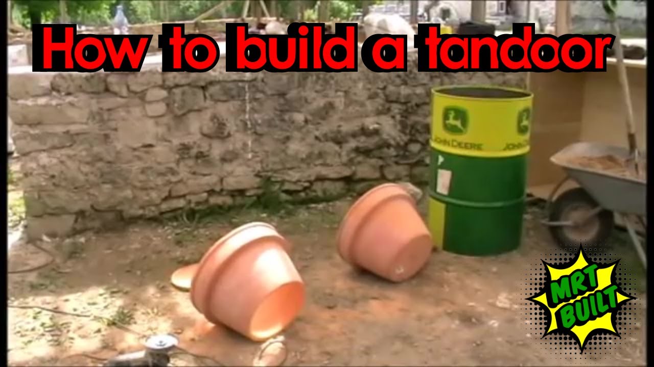 Põhjaka tandoori ehitus / Põhjaka tandoor build DIY oil drum and flower pot combined