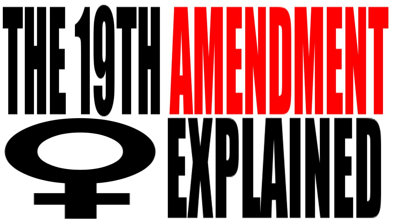 The 19th Amendment Explained: The Constitution for Dummies