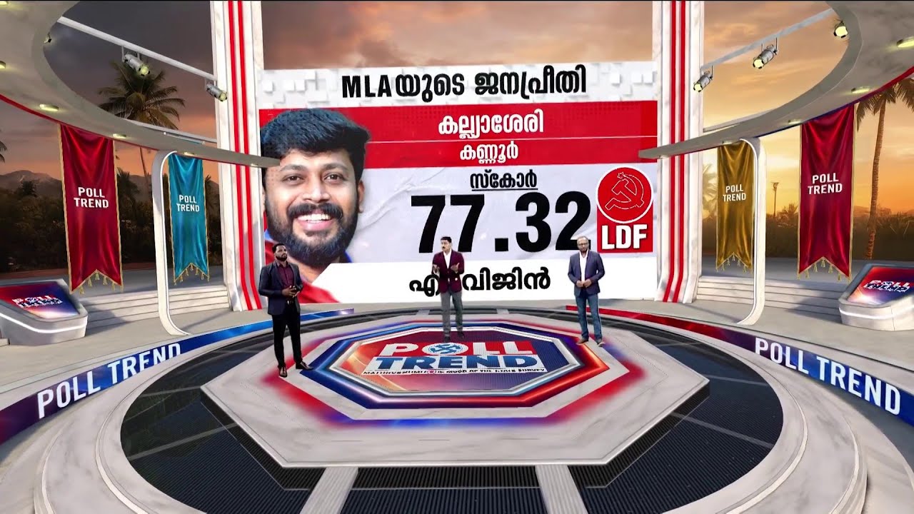 കല്യാശ്ശേരി എംഎൽഎയുടെ ജനപ്രീതി; ജനങ്ങൾ നൽകുന്നത് 77.32 മാർക്ക് | Poll Trend | Election | Kalliasseri