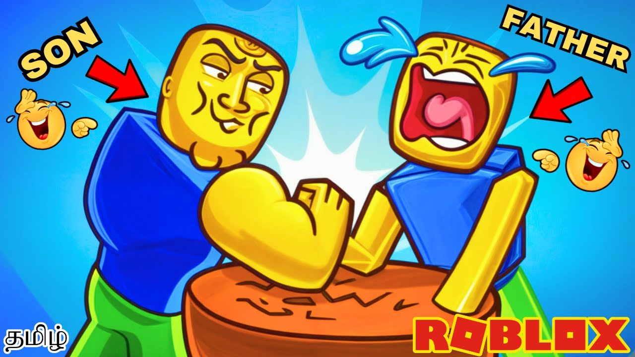 Roblox Arm Wrestle Simulator Gameplay in Tamil | Earth Gamer