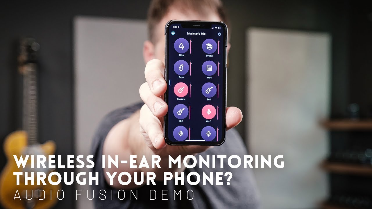 In-ear monitoring through your phone! The future is now | Audio Fusion In-Ear Monitoring Demo