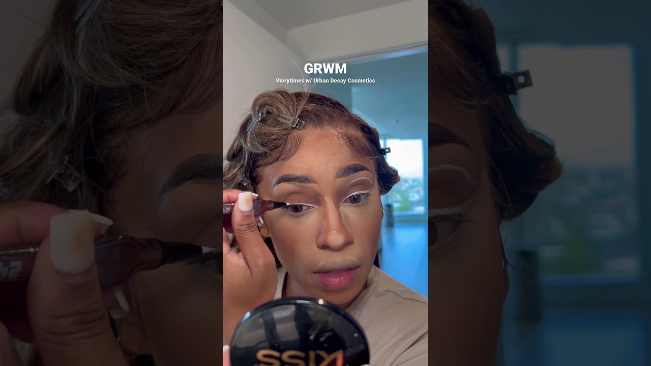 Grwm w/ @urbandecay 24&rsquo;7 Ink Liners #makeuptutorial #grwmmakeup #makeupinspiration #makeupartist
