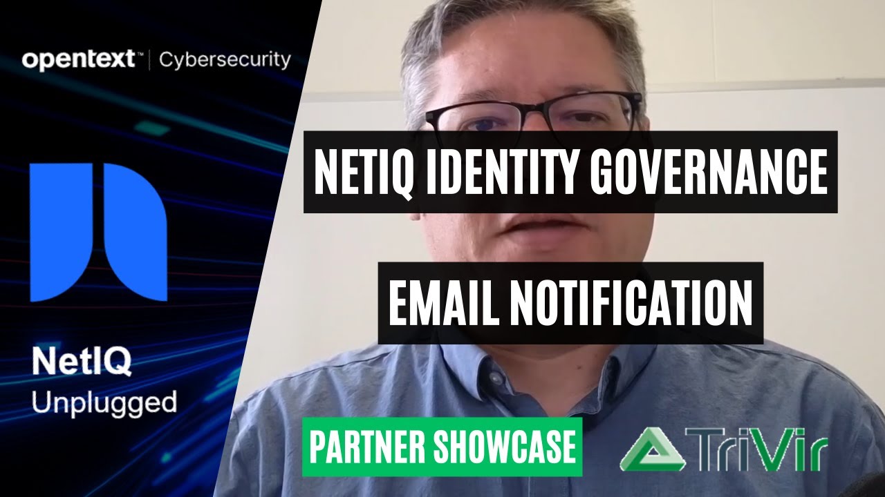 Email Notification | NetIQ Identity Governance