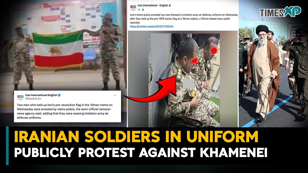 Iranian Soldiers In Uniform Publicly Protest Against Khamenei| U.S. Involved?