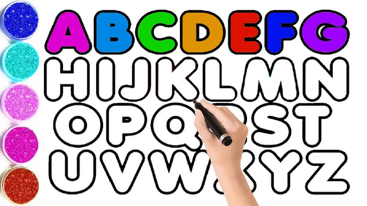 ABCDEFGHIJKLMNOPQRSTUVWXYZ - Write & Read Alphabet For Kids - ABC learning for kids