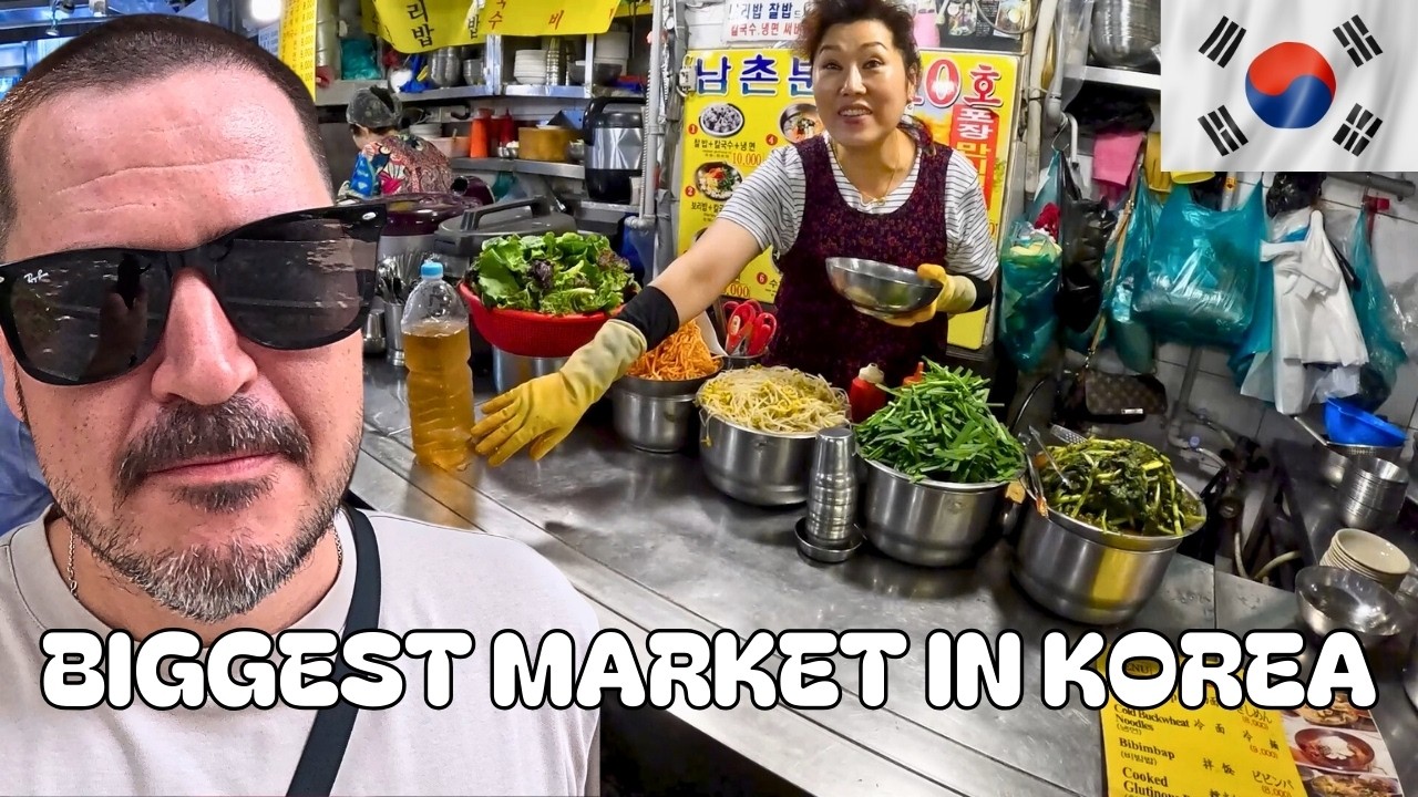 Street Food At Namdaemun Market In Seoul, Korea 🇰🇷