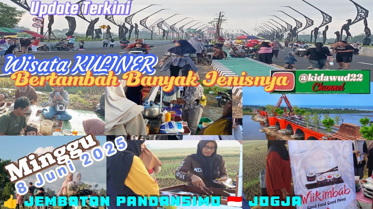 News WISATA KULINER di JEMBATAN PANDANSIMO 🇮🇩 JOGJA BERTAMBAH BANYAK Jenisnya