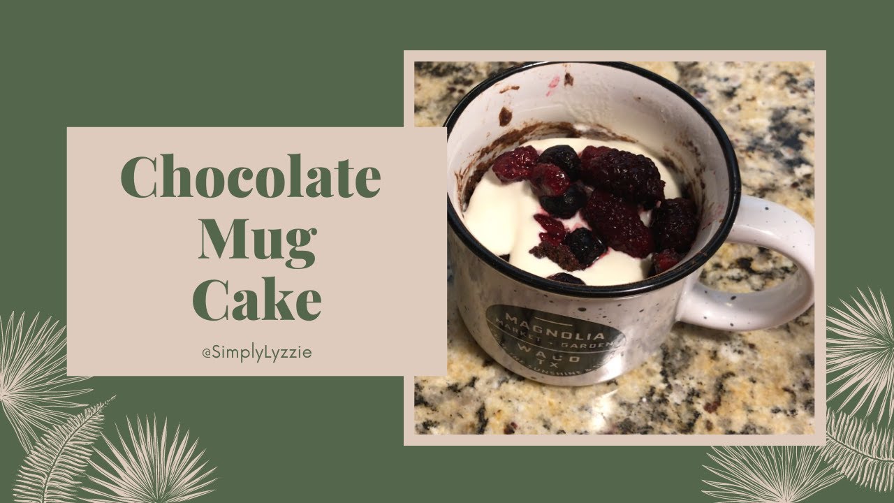 Keto Chocolate Mug Cake with Coconut Flour #lowcarb #ketodessert