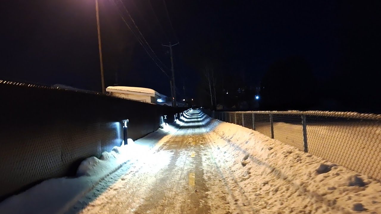 Promenade sur la piste cyclable près des Habitations Bordeleau à SCB - 3 janvier 2026