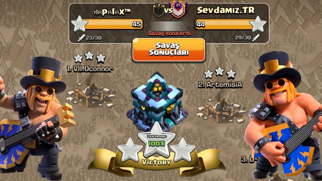 WaPaLaX vs Sevdamiz.Tr 🕸️ Th13 Savaşlari 2020.Clash of Clans