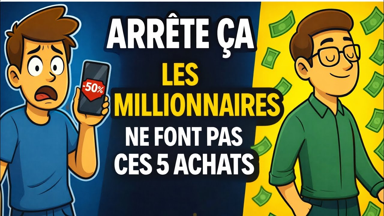 ARRÊTE ÇA, Les MILLIONNAIRES n’achètent JAMAIS ces 5 choses